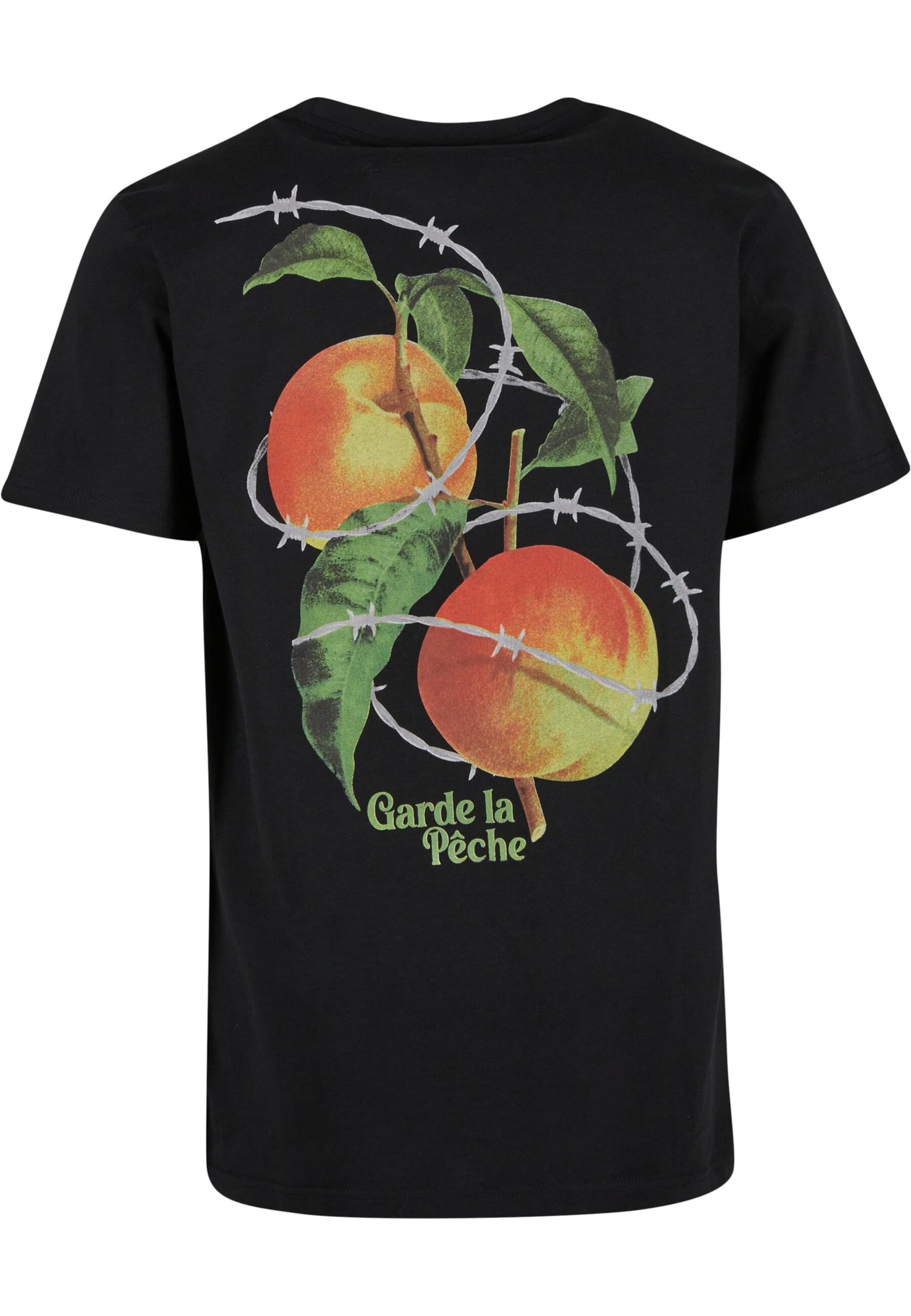 Maglietta 'Garde La Peche' di Mister Tee in nero