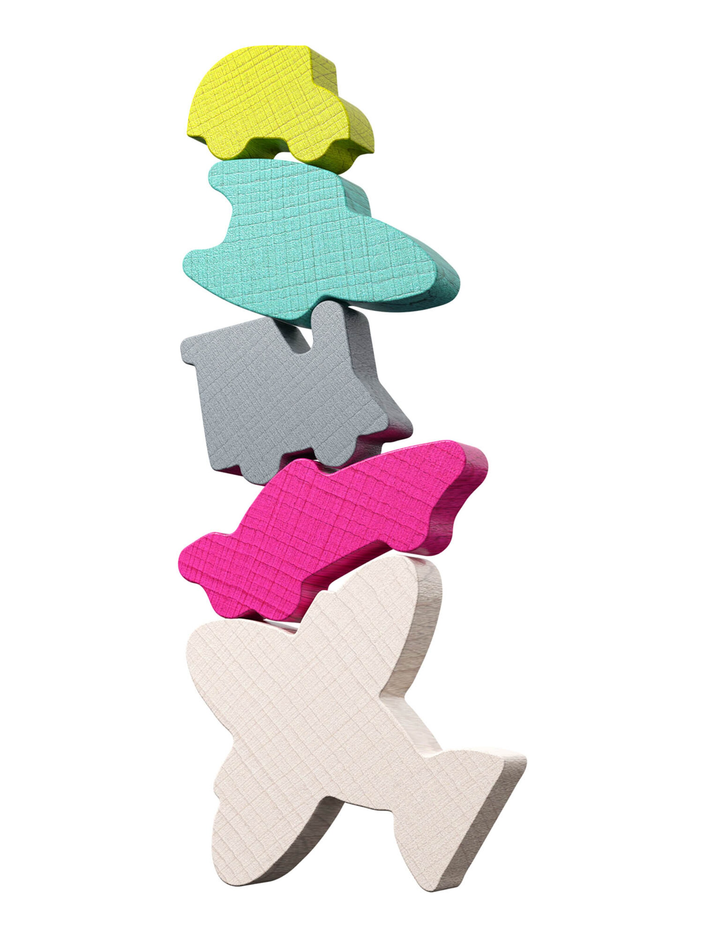HABA Stapelspielzeug ' HABA Stacking Challenge x3 ' in Mischfarben: Vorderseite