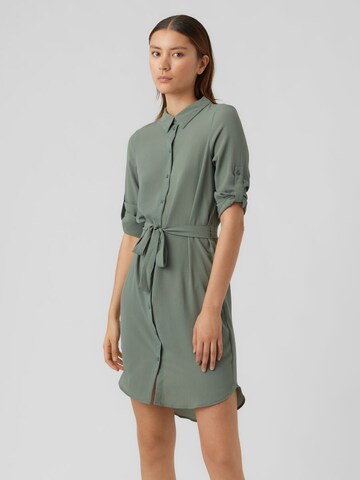 VERO MODA Blousejurk in Groen: voorkant
