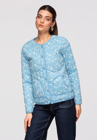 Ombre Tussenjas 'Jalp' in Blauw: voorkant