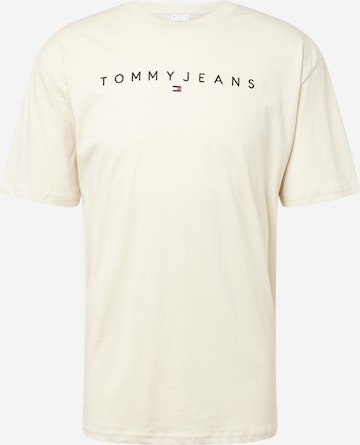 Tommy Jeans Футболка в Бежевый: спереди