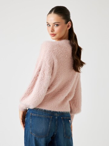 GUESS Sweater 'Keyla' in Pink