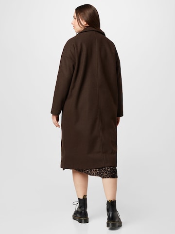 ONLY Carmakoma Between-Seasons Coat 'Emma' in Brown