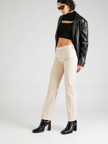 GUESS Regular Broek '1981' in Beige