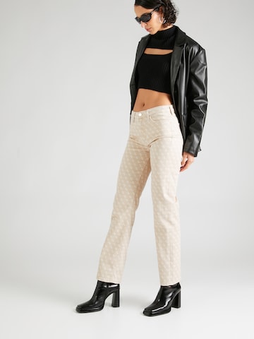 Regular Pantalon '1981' GUESS en beige