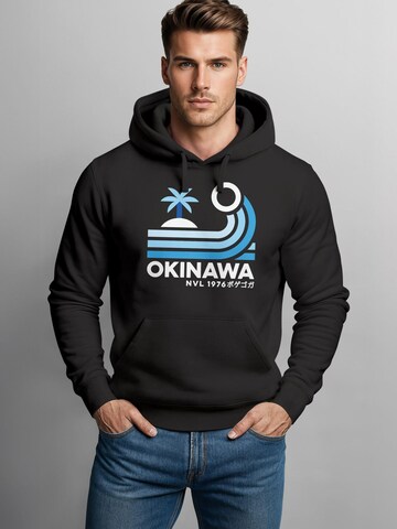 Neverless Sweatshirt 'Okinawa Sunrise' in Black