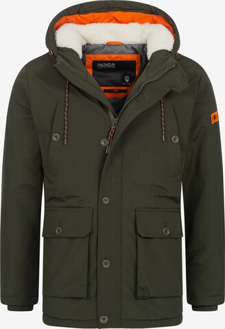 Veste d’hiver 'West' INDICODE JEANS en vert : devant