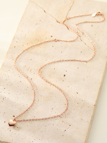 Hey Happiness - Cadena 'Love Heart' en oro