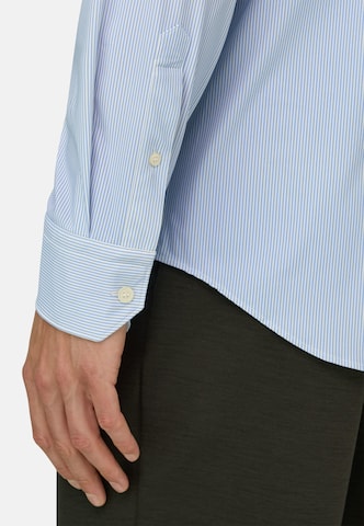 Coupe slim Chemise Boggi Milano en bleu