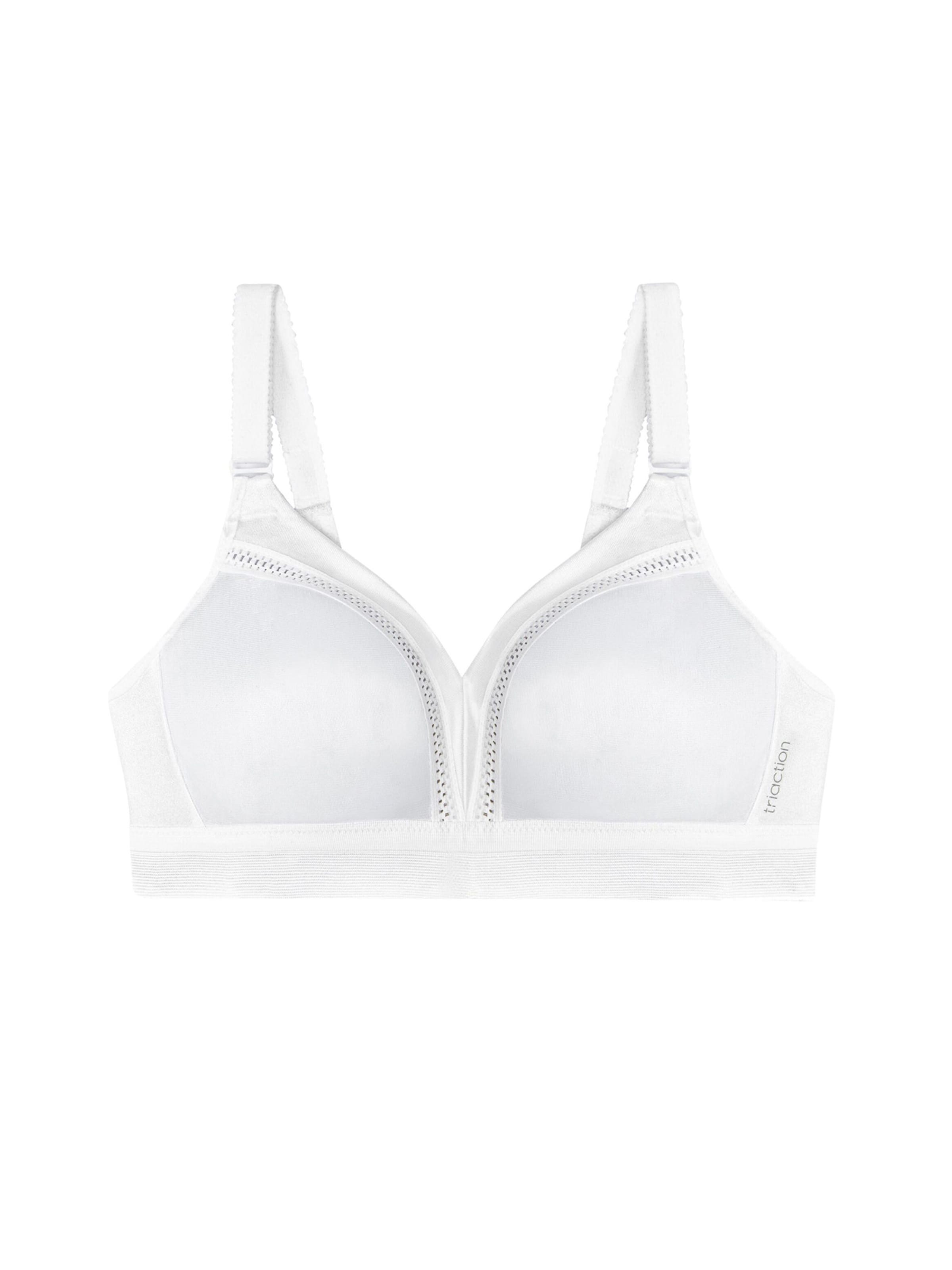 TRIUMPH Sports bra ' Triaction Workout ' in White: front
