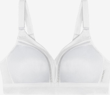TRIUMPH Sport bh ' Triaction Workout ' in Wit: voorkant
