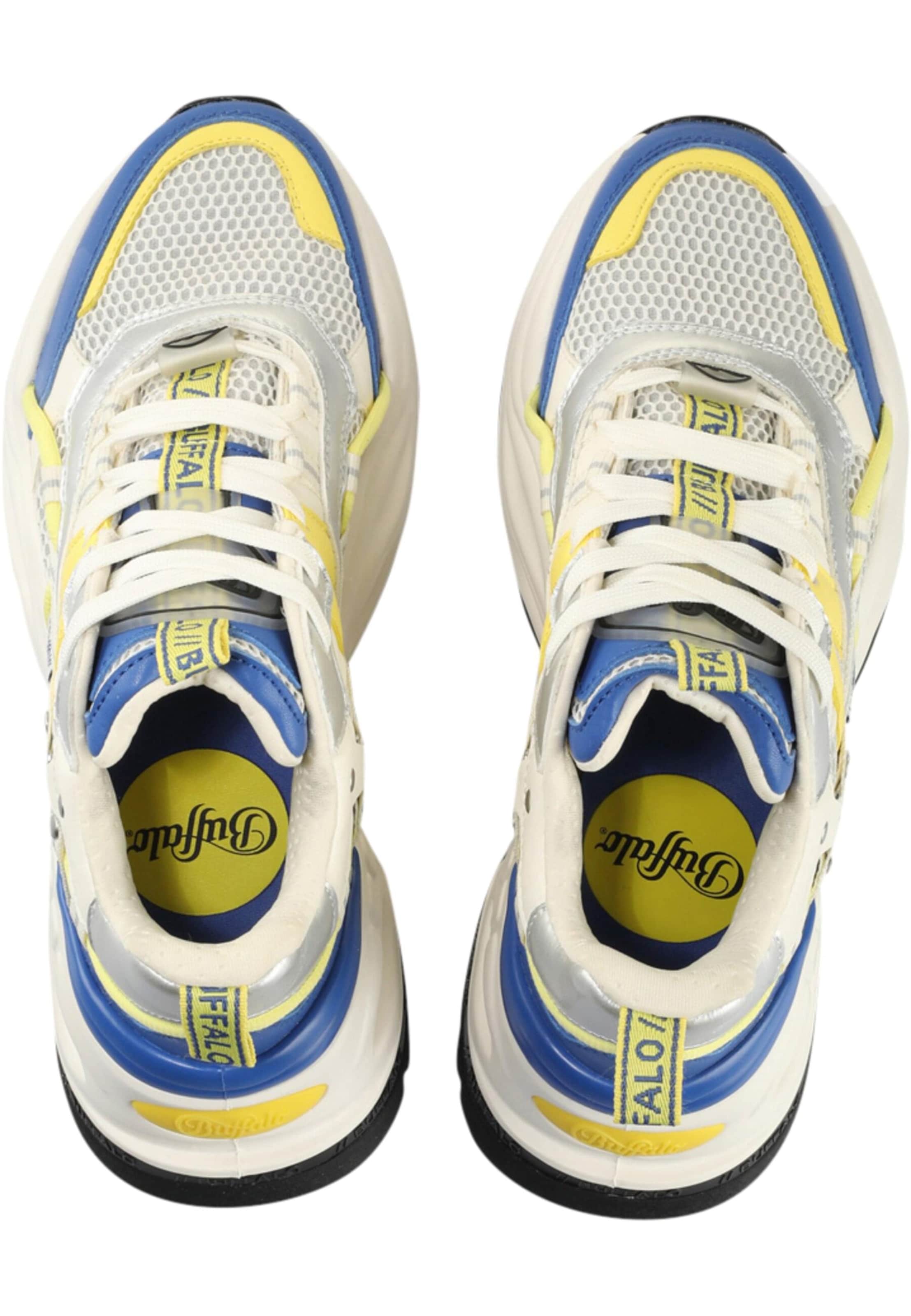 BUFFALO Platform trainers Triplet in White ABOUT YOU
