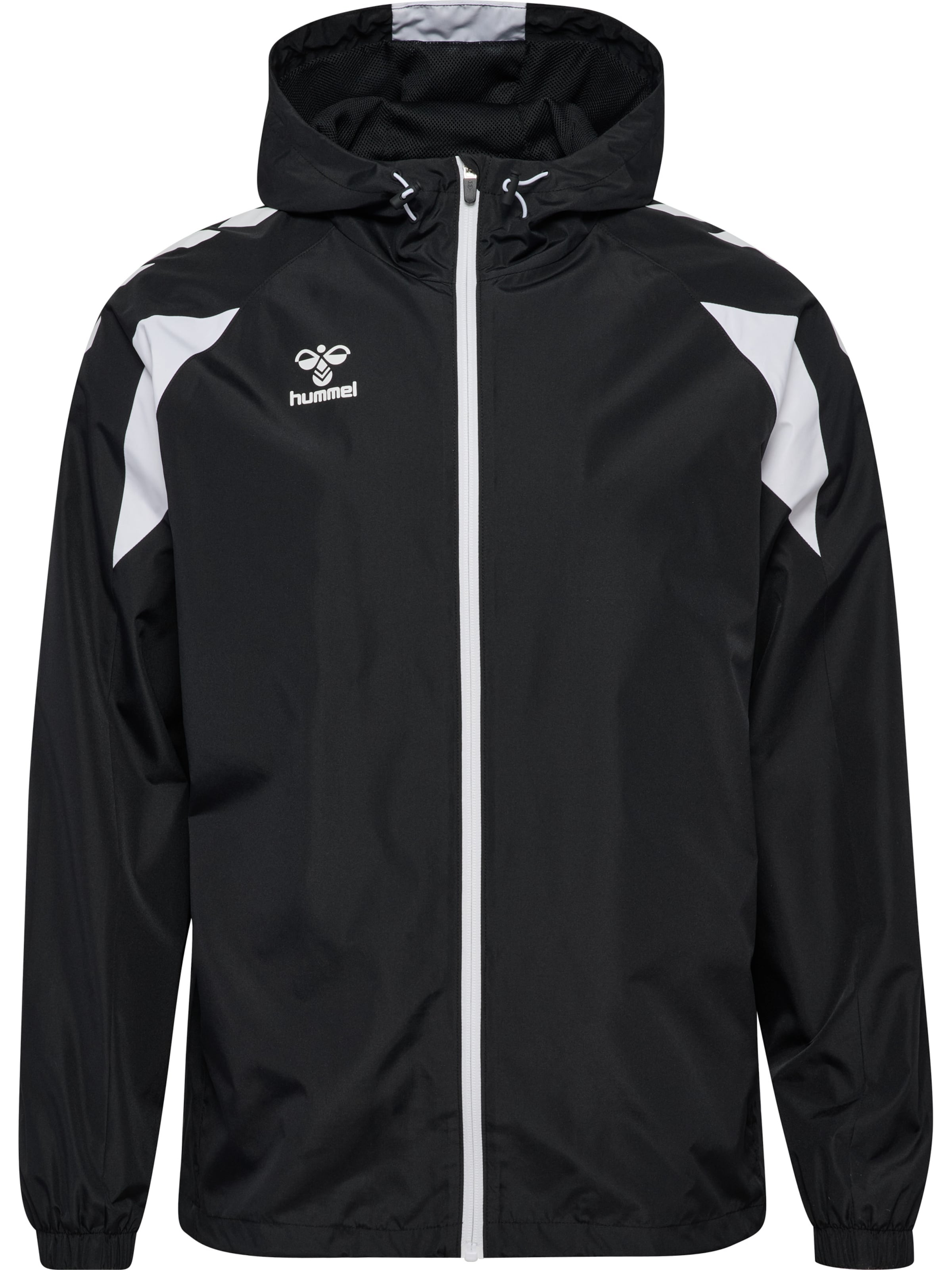 Hummel Sportjacke 'Core 2.0' in Schwarz: Vorderseite