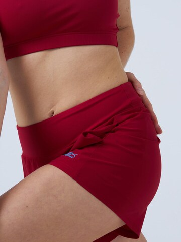 SPORTKIND Regular Sporthose 'Advantage Shorts mit Ballhalter'‌‌ in Rot