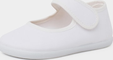 Ballerines Pisamonas en blanc : devant