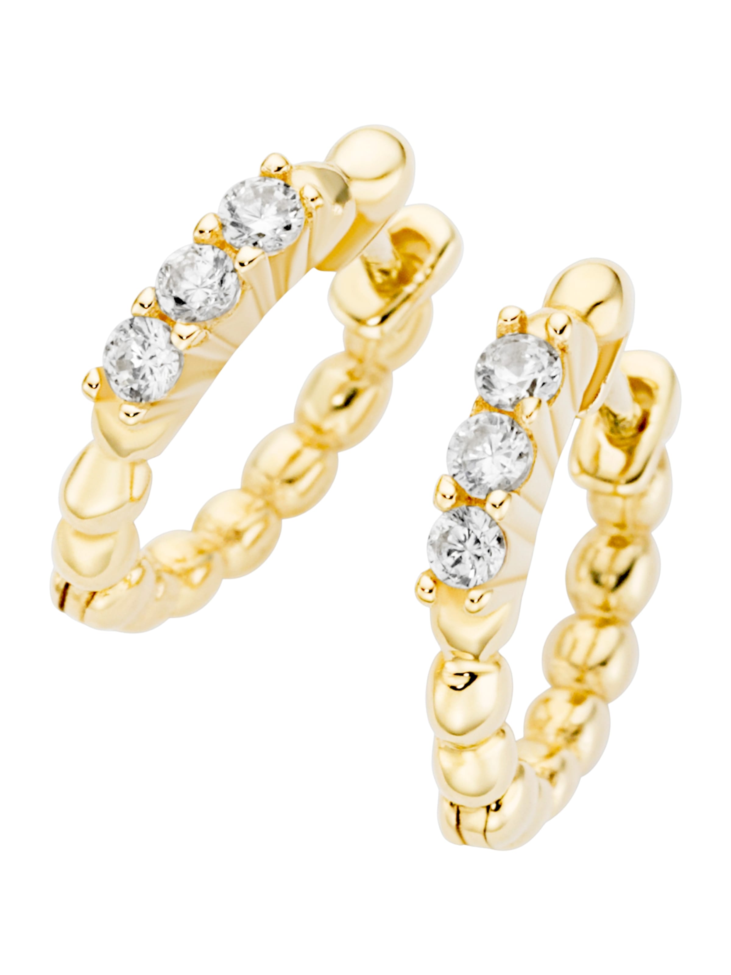 Luigi Merano Ohrringe in Gold: Vorderseite