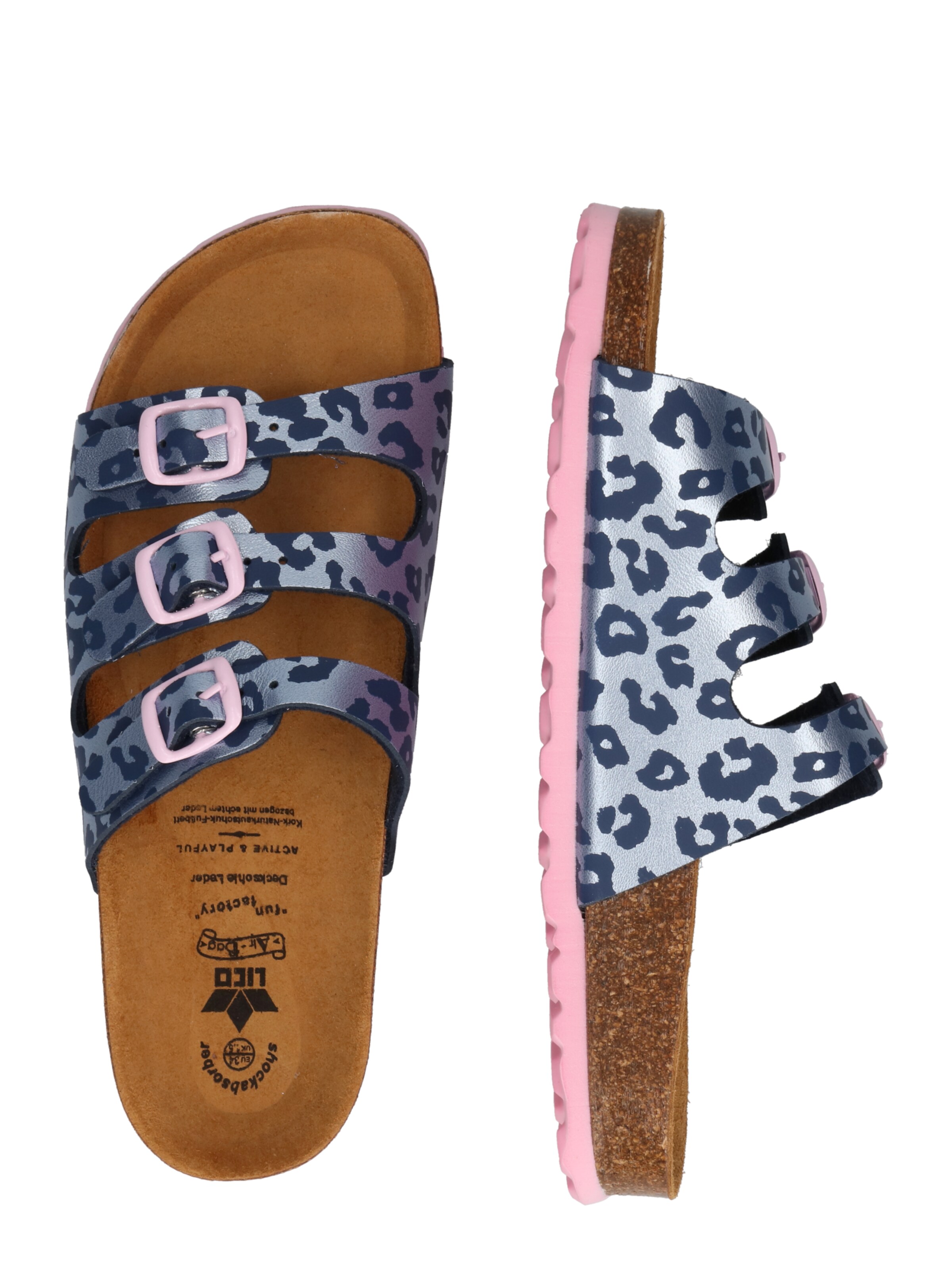 LICO Beach & swim shoe 'Bioline' in Blue