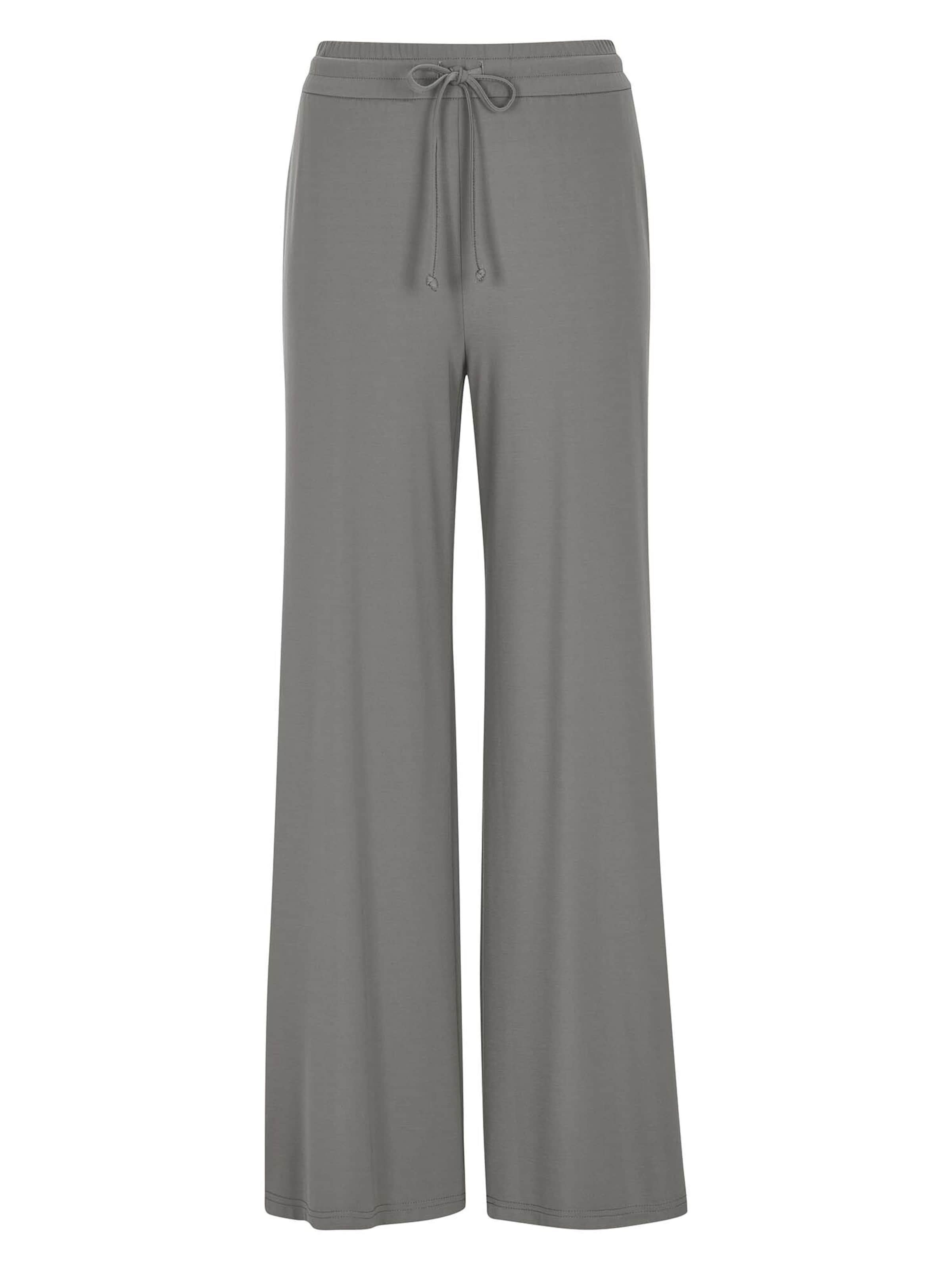 Wide Leg Pantalon MADELEINE en vert : devant