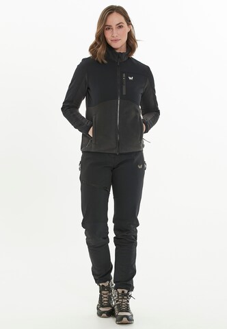 Whistler Athletic Fleece Jacket 'Evo' in Grey: front