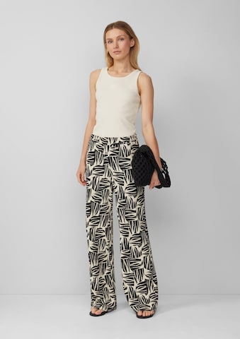 s.Oliver Wide leg Trousers in Black
