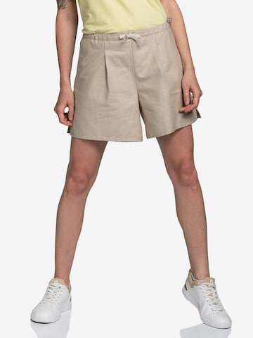 Schöffel Regular Outdoorbroek 'Bilbao' in Beige: voorkant