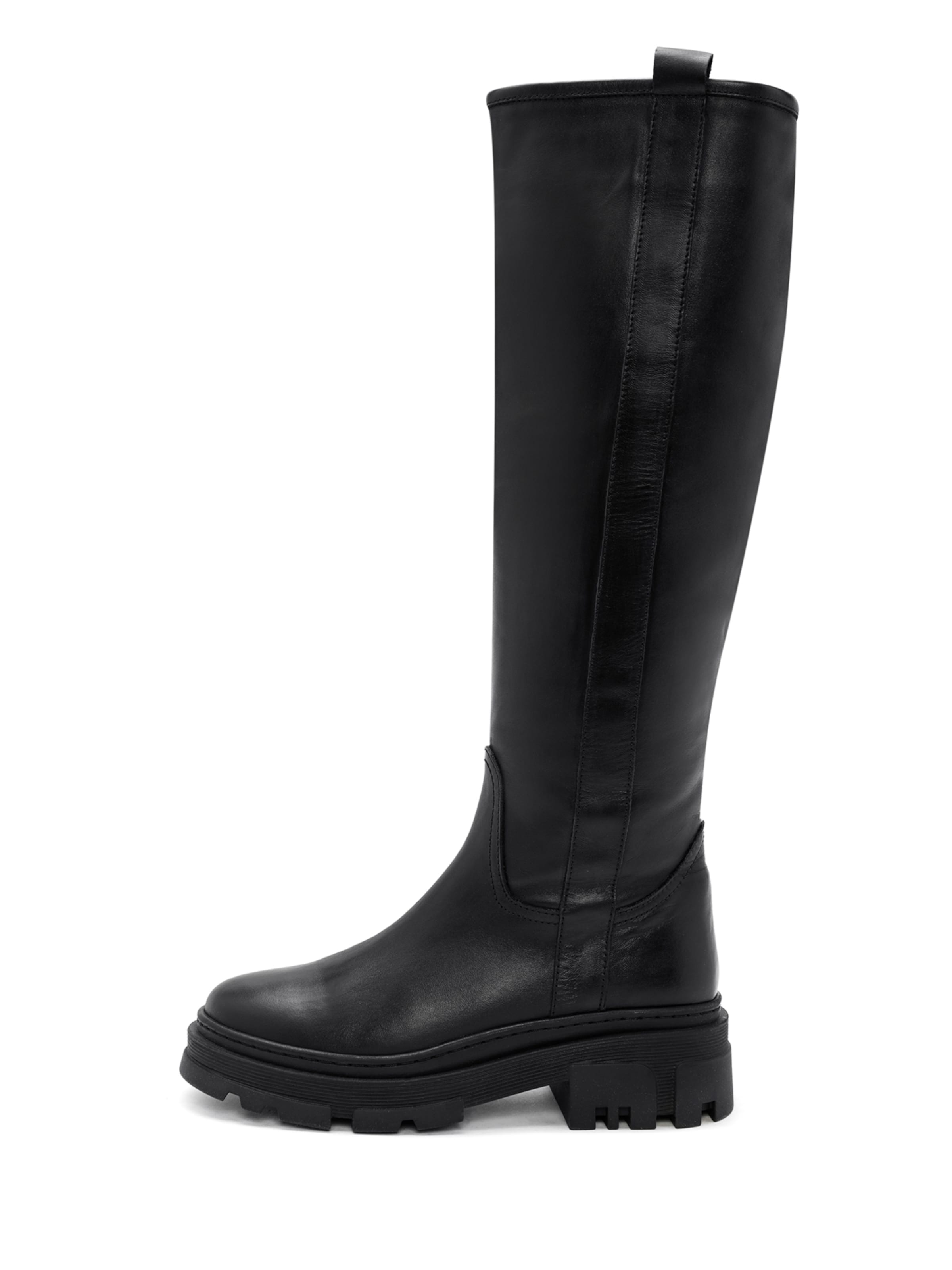 Derimod Stiefel in Schwarz: Vorderseite