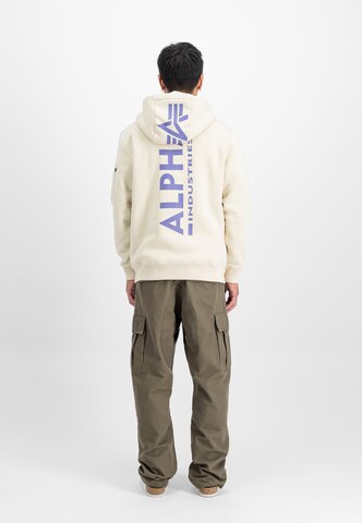 Sweat-shirt ALPHA INDUSTRIES en beige