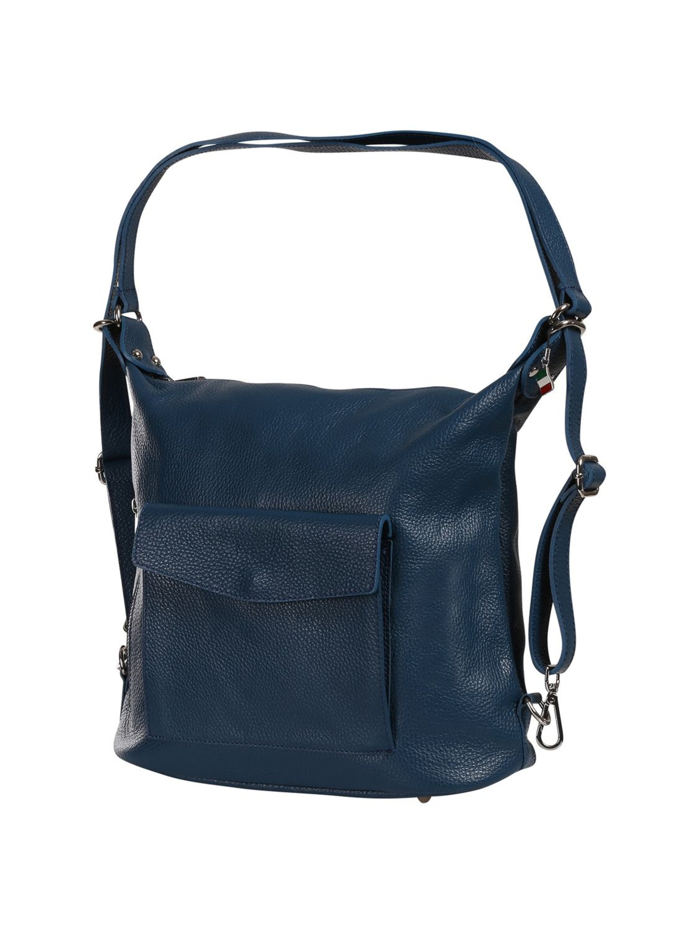 Florence Schoudertas in Blauw: voorkant