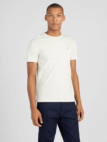 Coupe regular T-Shirt Polo Ralph Lauren en beige : devant