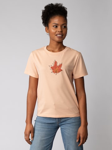 Watapparel Shirt 'Herbst' in Oranje: voorkant
