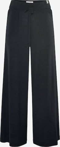 YOU LOOK PERFECT Broek 'PANTS FRIDA - Weite Strickhose mit Taschen' in Zwart: voorkant