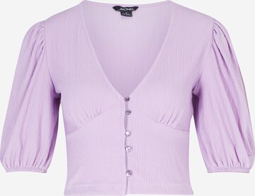 Monki Blouse in Purple: front