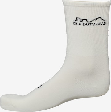 Chaussettes HALO en blanc : devant