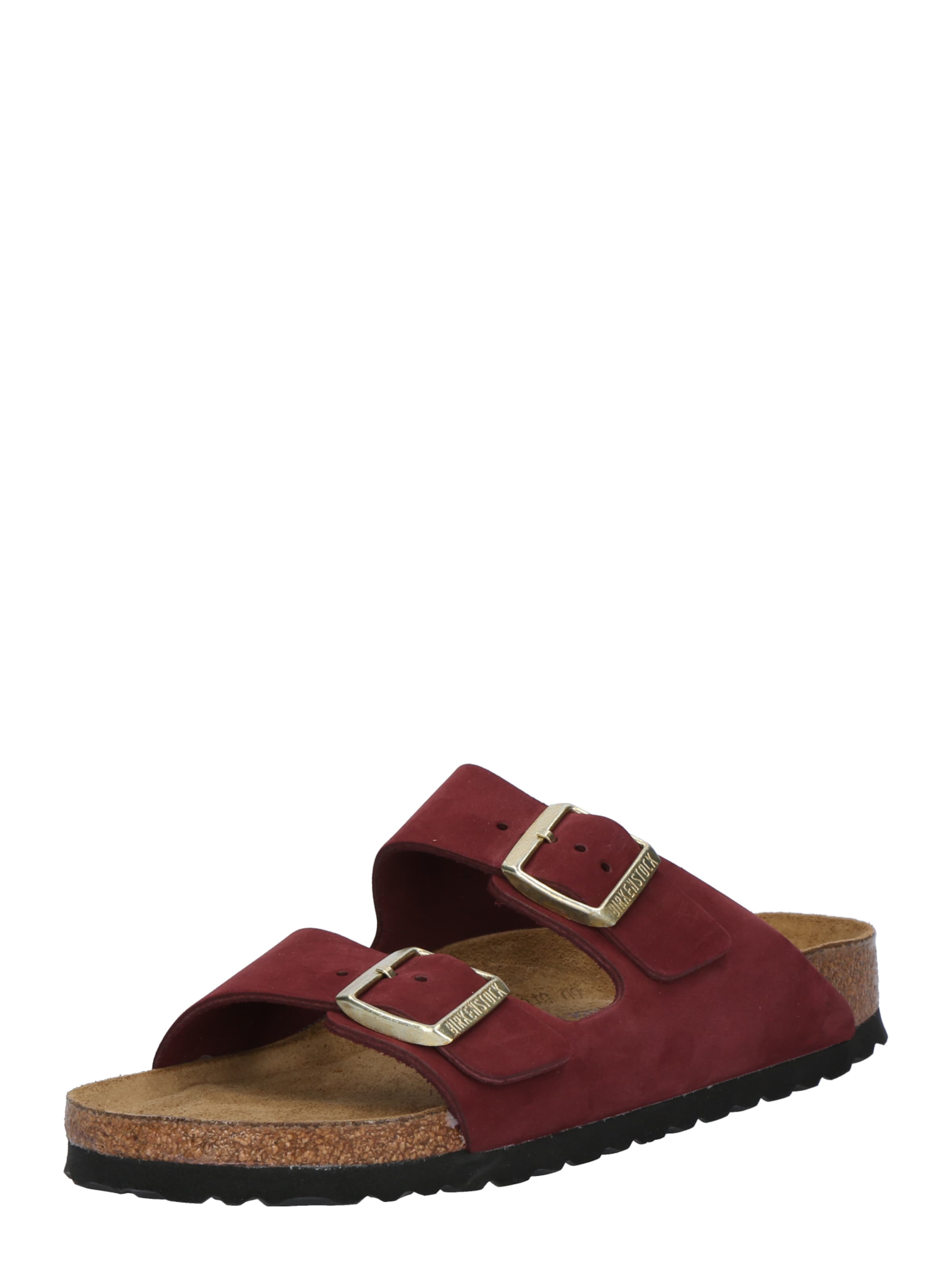 BIRKENSTOCK Sapato aberto 'Arizona' em 36 em castanho escuro / vermelho vinho, Vista do artigo