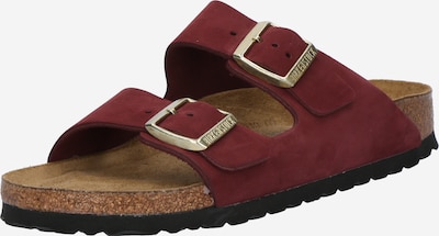 36 dydžio Šlepetės 'Arizona' iš BIRKENSTOCK, spalva – tamsiai ruda / vyno raudona spalva, Prekių apžvalga