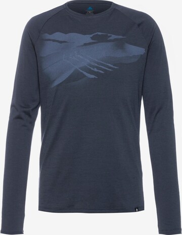 ODLO Funktionsshirt 'Ascent 200 Norway' in Blau: predná strana