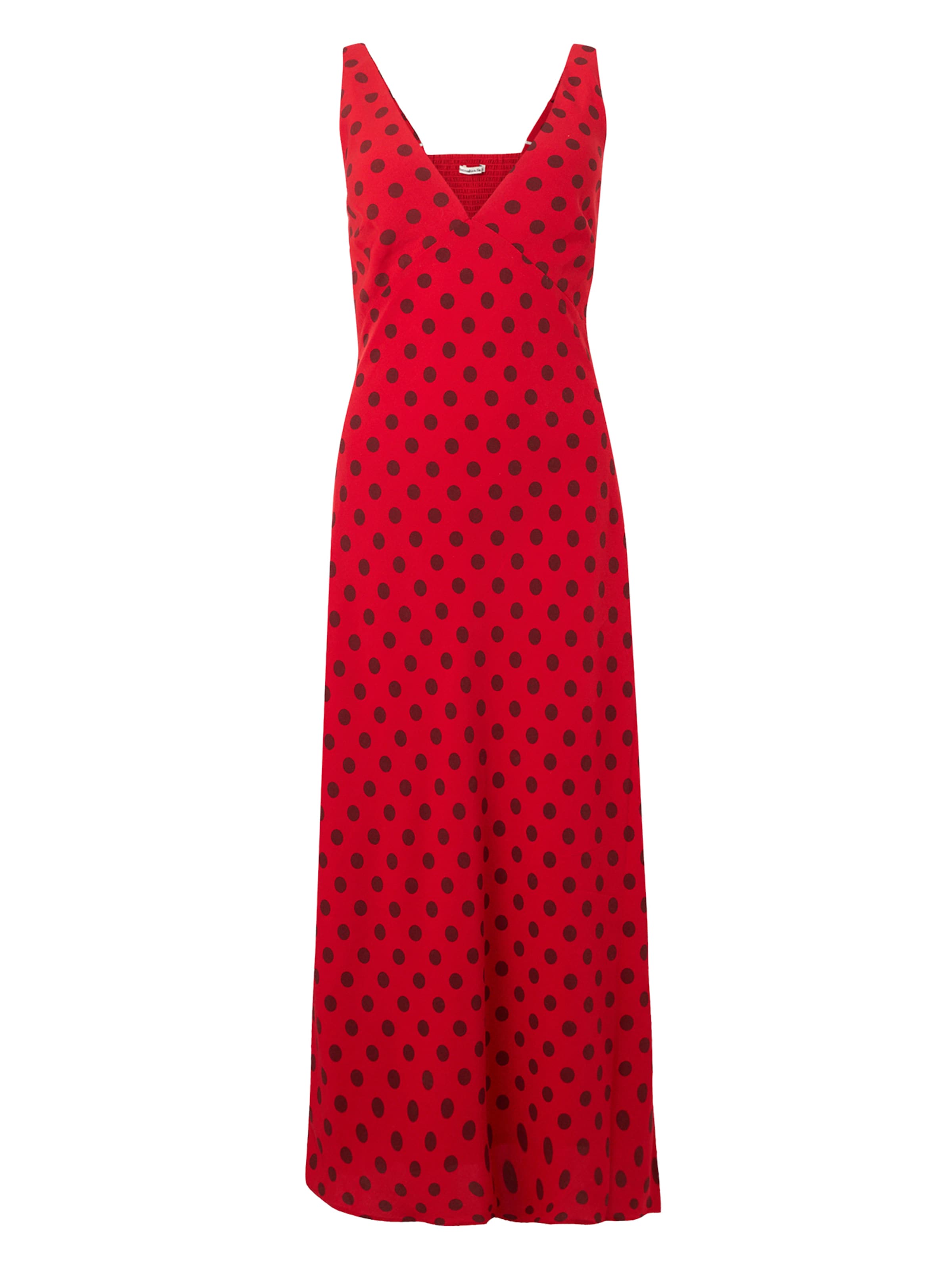 Abercrombie & Fitch - Vestido en rojo: frente