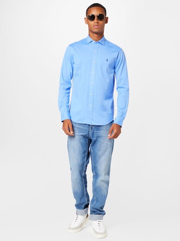 Polo Ralph Lauren Regular fit Zakelijk overhemd in Blauw