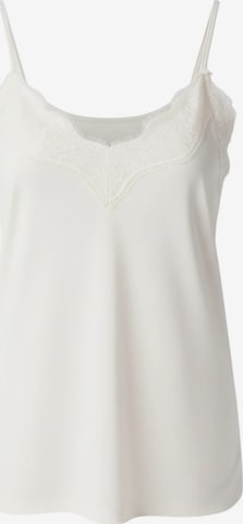 Alexa Dash Blouse in Beige: front