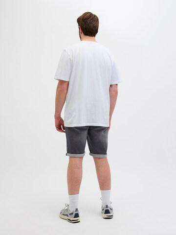 Jack & Jones Plus Normální Džíny 'JJIRick JJIcon' – černá