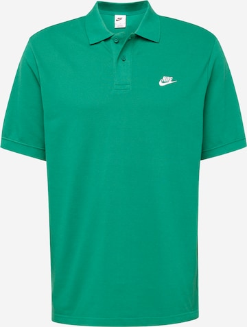 Tricou 'CLUB' de la Nike Sportswear pe verde: față