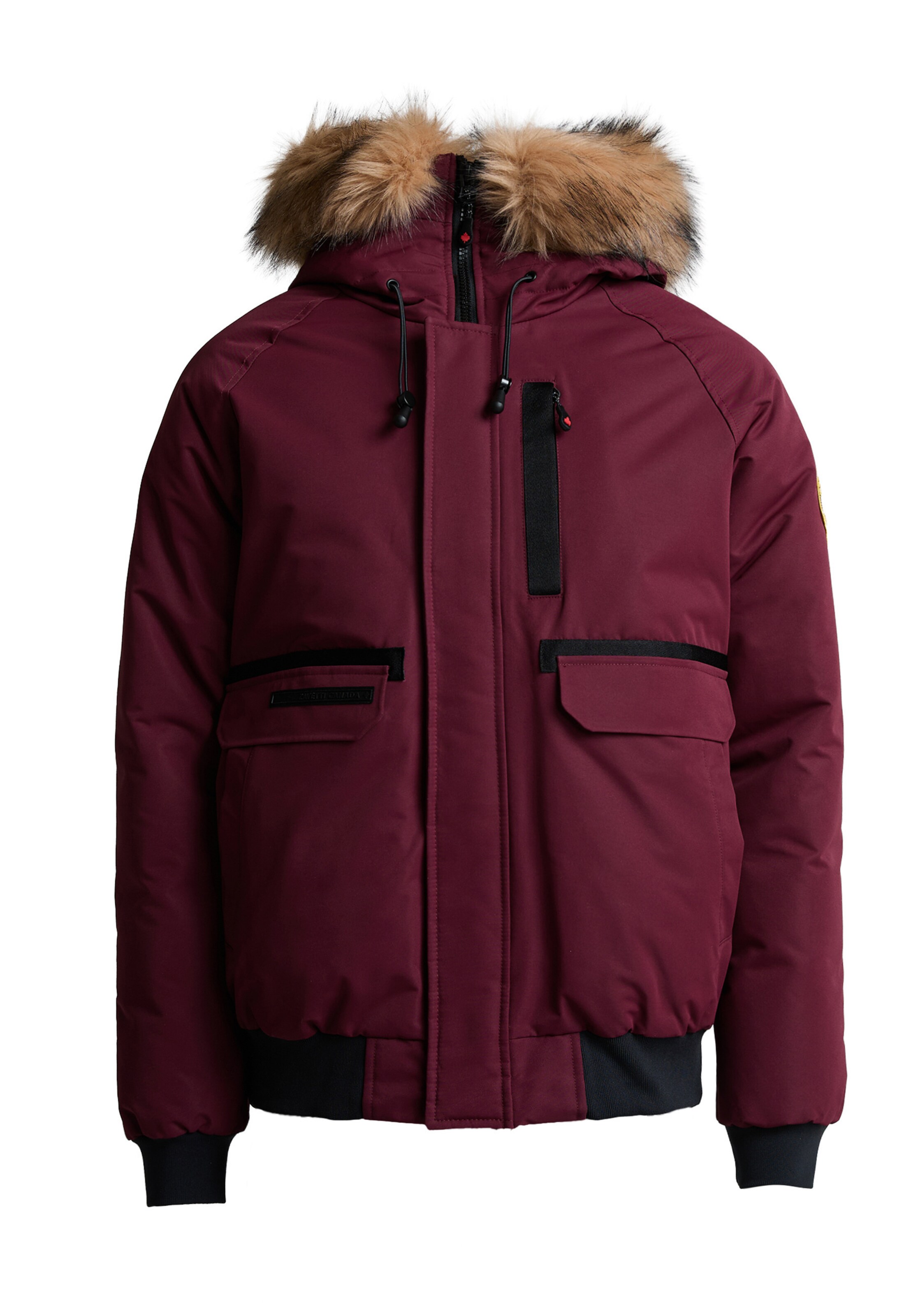 Zavetti Canada Winterjacke 'ABELLI 2.0' in Rot: Vorderseite