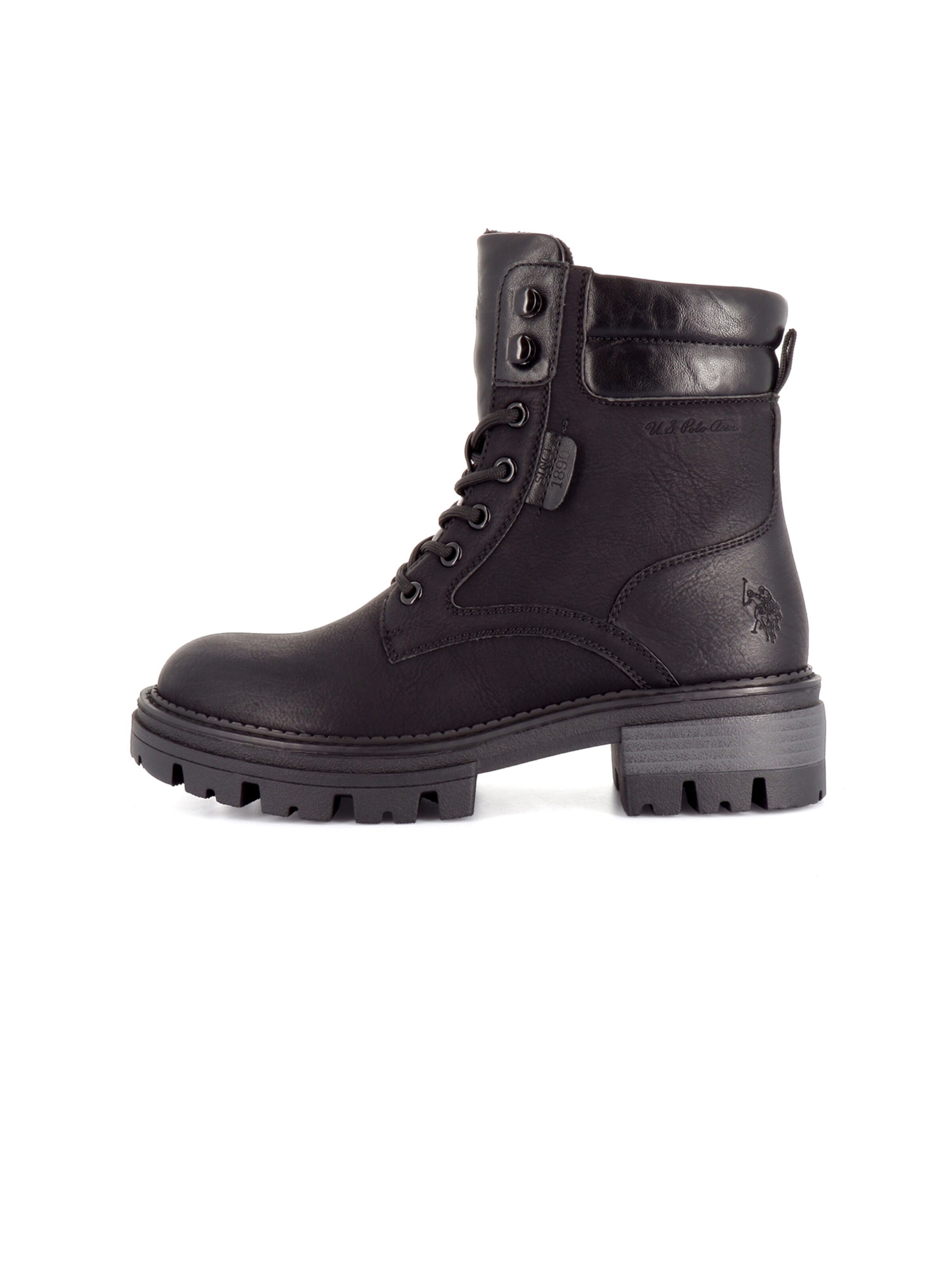 Bottines à lacets 'Anita' US POLO ASSN. en noir : devant