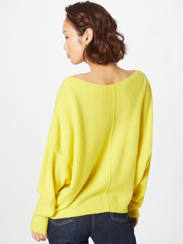 AMERICAN VINTAGE - Pullover 'DAMSVILLE' em amarelo