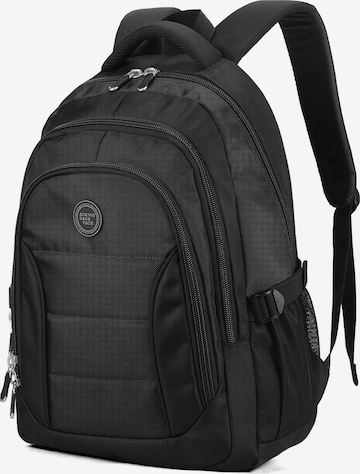 Zaino di Aoking in nero: frontale