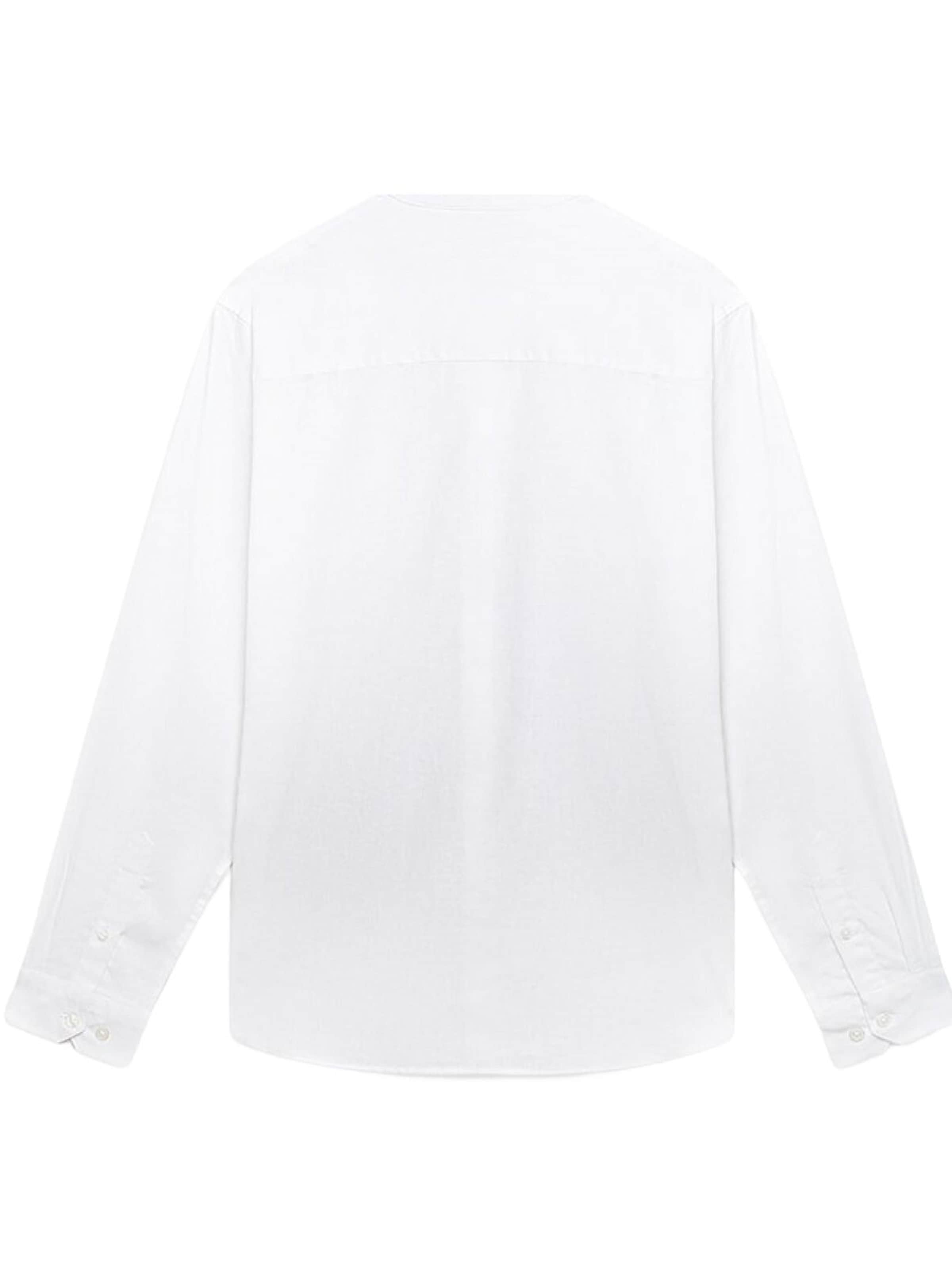 LTB Jeans - Camiseta 'LTB Jeans Herrenhemd mit Struktur' en blanco: frente