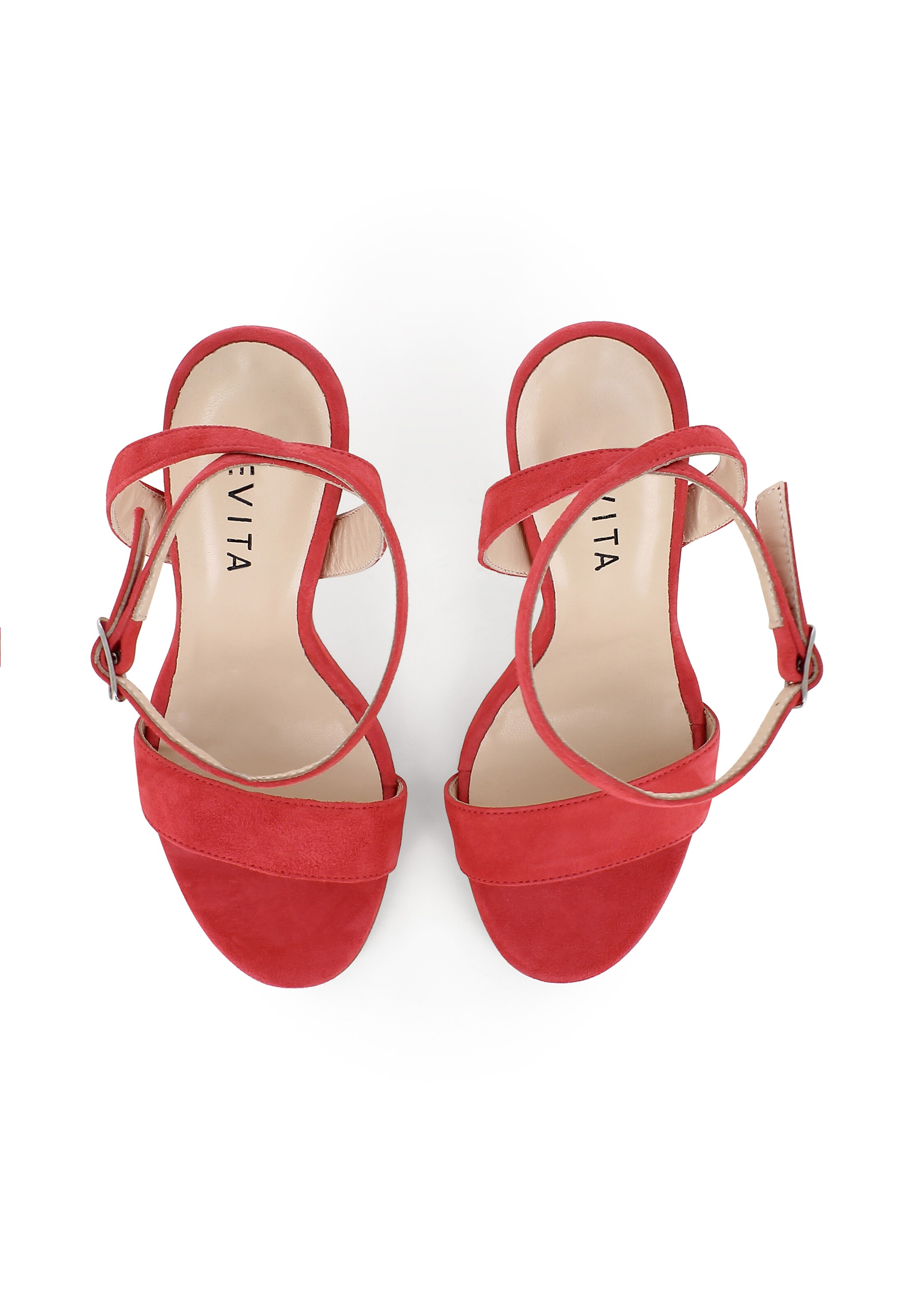 EVITA Sandalen met riem in Oranje