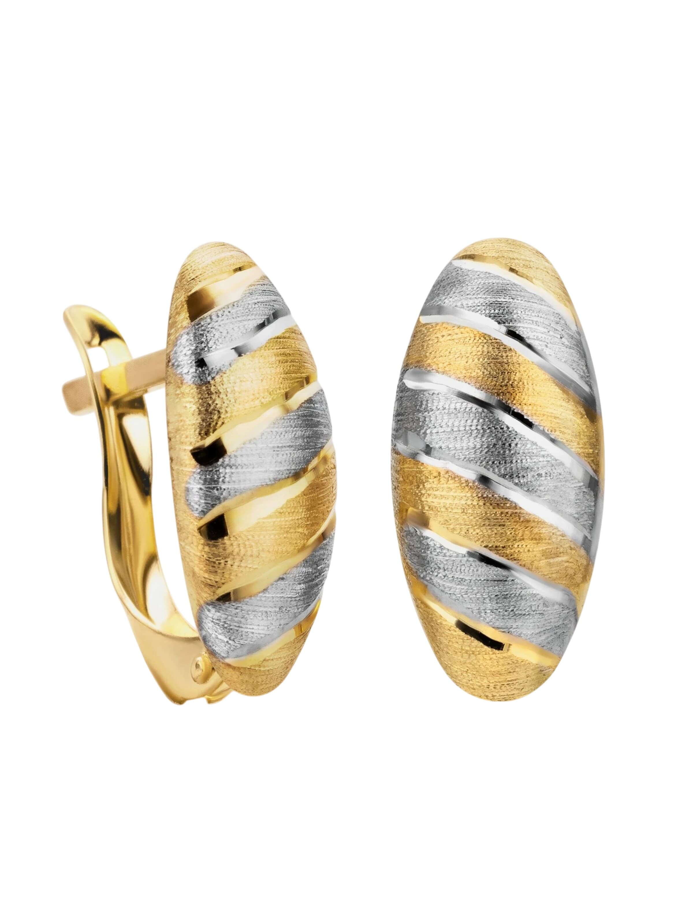 DIAMANT LETERNEL Earrings 'Ohrringe aus 585 Gelbgold' in Gold: front
