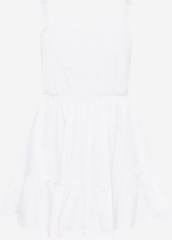 Cotton On Curve Dress in White: front