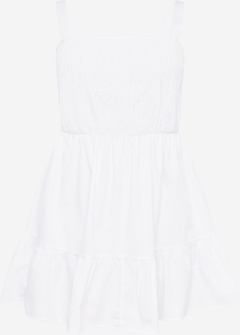 Robe Cotton On Curve en blanc : devant